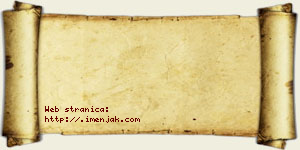 Brnča Debeljak vizit kartica